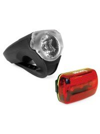 Front Bike Light with Free Rear